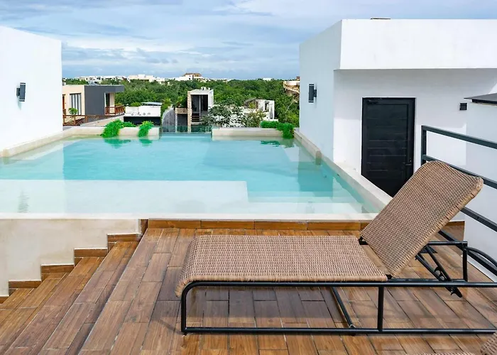 Chic 2br Condo, Private Jacuzzi And 2 Free Bikes Tulum